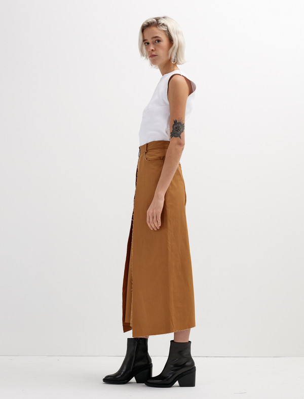 Etienne Deroeux Womens Dora Pants Parachute Brown Etienne Deroeux Womens Dora Pants Parachute Brown