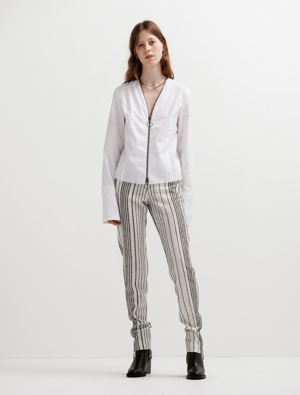 Etienne Deroeux Womens Roberta Zip Pants Etienne Deroeux Womens Roberta Zip Pants
