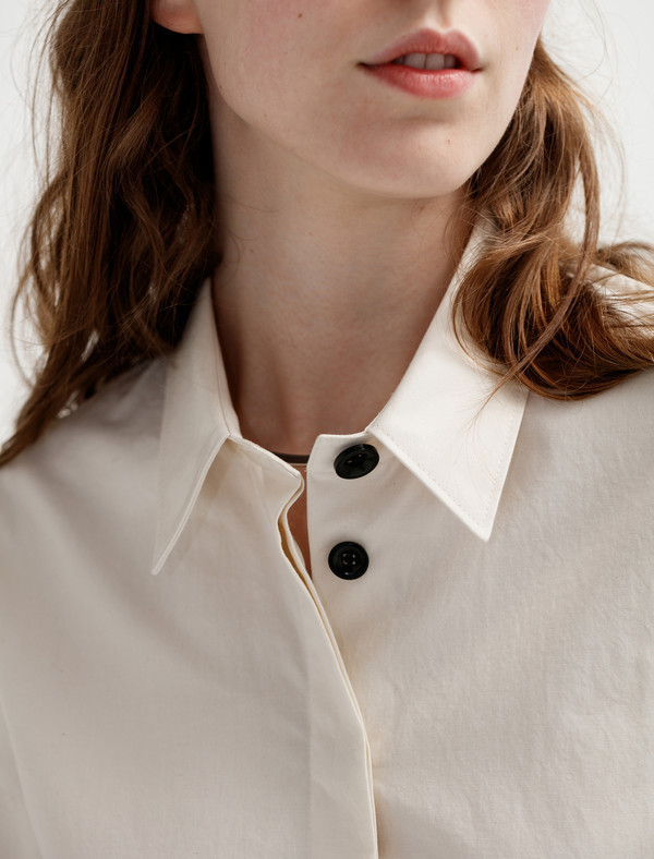 Lemaire Large Sleeve Shirt - Butter Lemaire Large Sleeve Shirt - Butter
