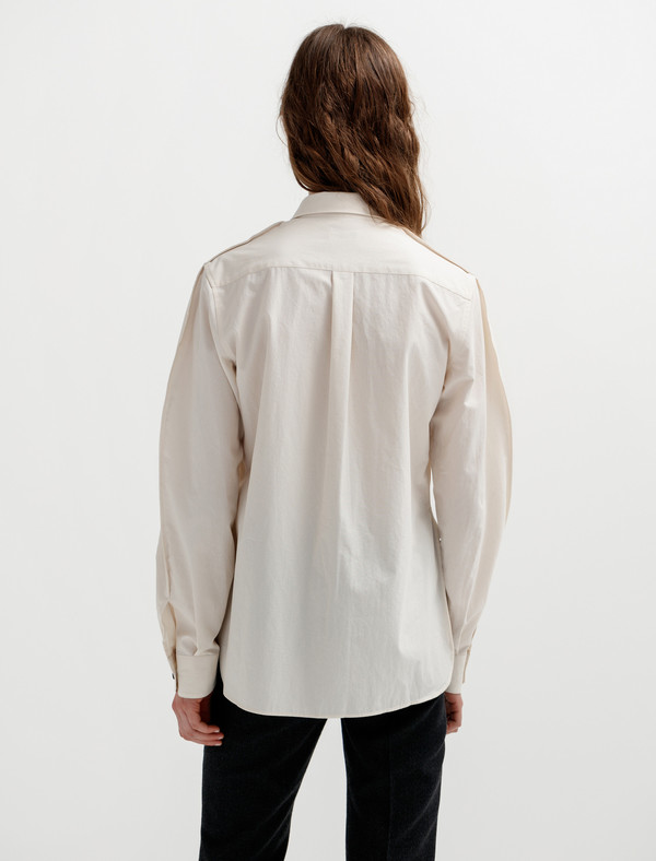 Lemaire Large Sleeve Shirt - Butter Lemaire Large Sleeve Shirt - Butter