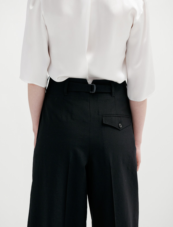 Lemaire Two-Pleat Pants - Black Lemaire Two-Pleat Pants - Black