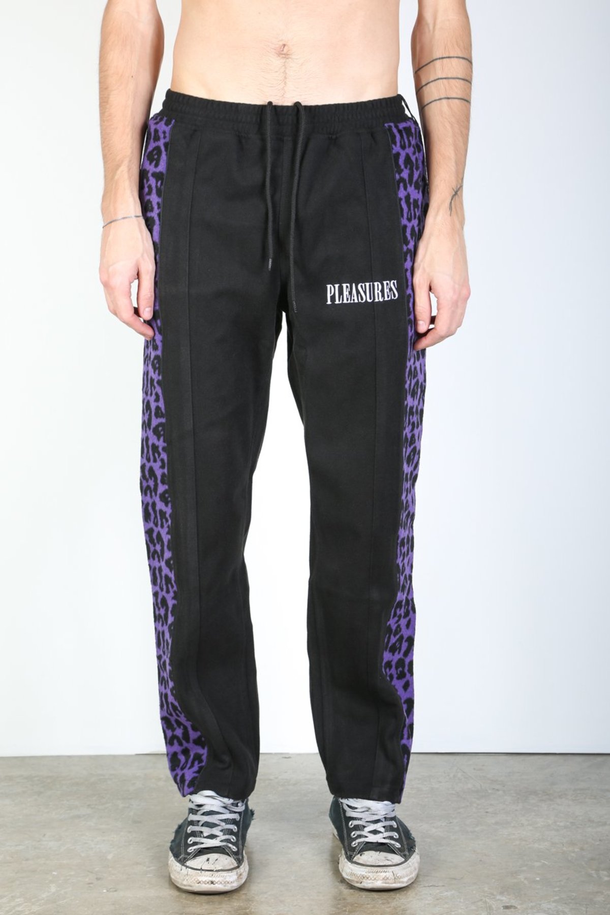 Pleasures Memories Velour Pant - Black 