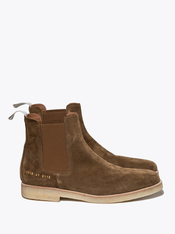 Men's Common Projects Chelsea Boot In Suede Men's Common Projects Chelsea Boot In Suede