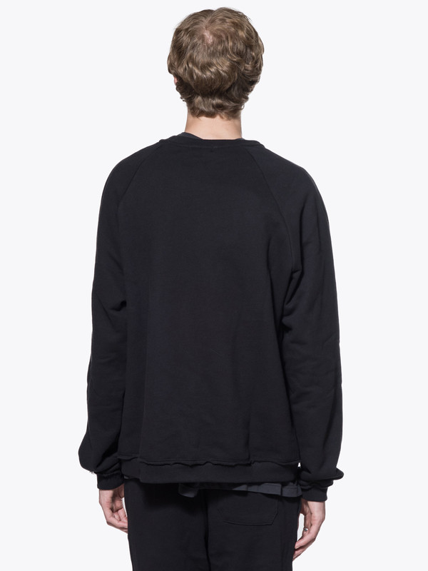 John Elliott Raw Edge Raglan Crew John Elliott Raw Edge Raglan Crew