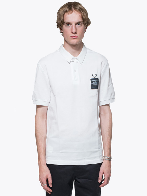 Men's Art Comes First X Fred Perry Woven Collar Pique Shirt Men's Art Comes First X Fred Perry Woven Collar Pique Shirt