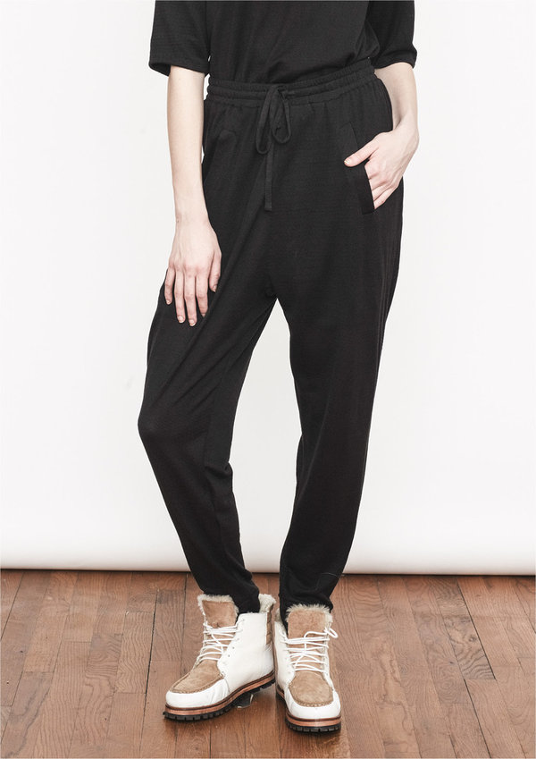 Berenik PANTS - STRING BLACK SHINY Berenik PANTS - STRING BLACK SHINY