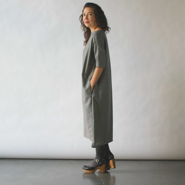 Lu. Revel Dress in Concrete Lu. Revel Dress in Concrete