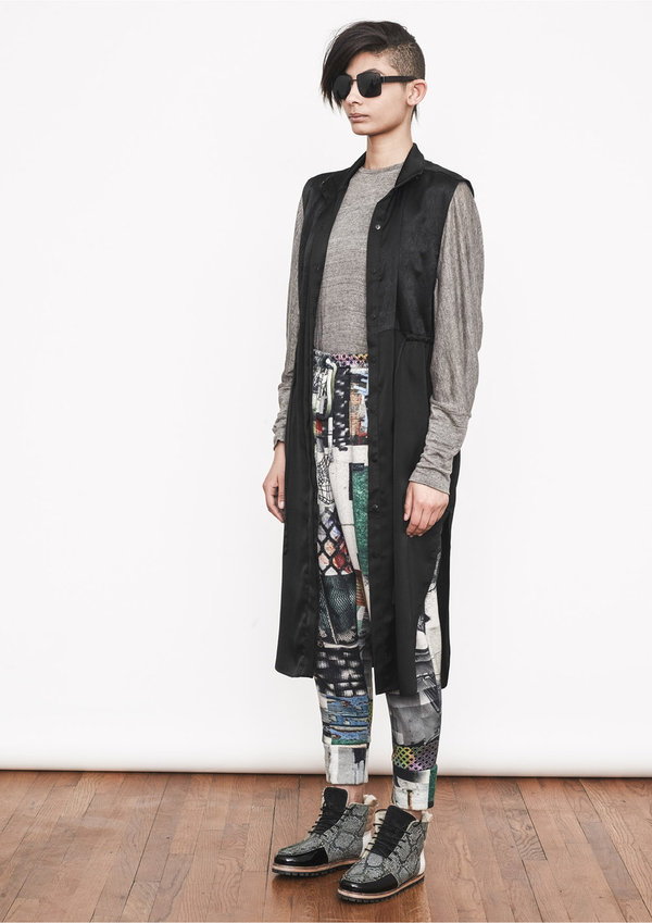Berenik SHIRT - OVERSIZE KNIT GREY Berenik SHIRT - OVERSIZE KNIT GREY