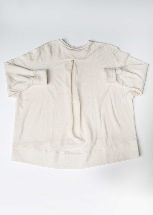 Berenik SHIRT - OVERSIZE KNIT IVORY Berenik SHIRT - OVERSIZE KNIT IVORY