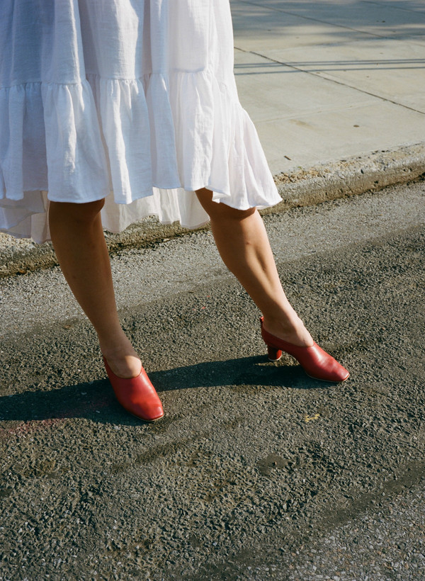 Gray Matters Micol Pump in Red Gray Matters Micol Pump in Red