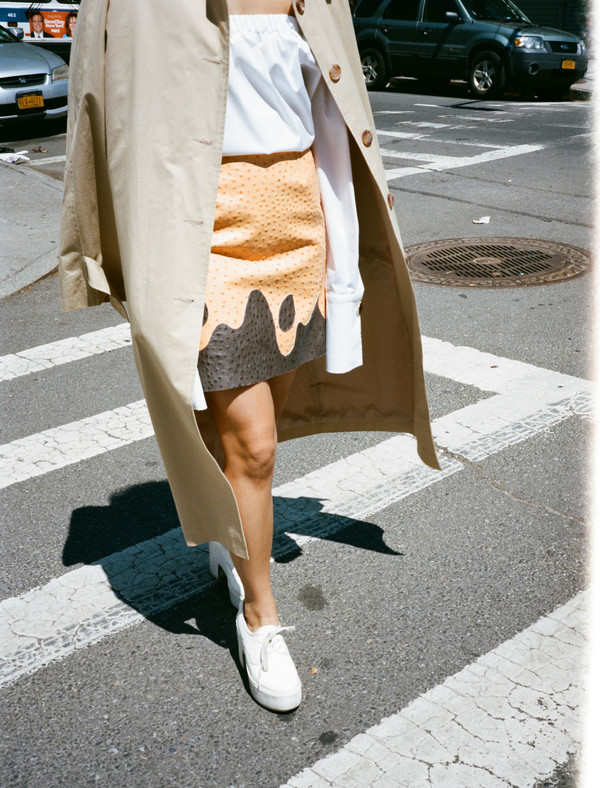 Roshi Porkar Leather Skirt Roshi Porkar Leather Skirt