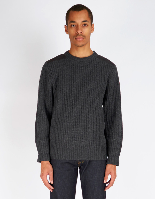Men's Fjallraven Singi Knit Sweater Dark Grey Men's Fjallraven Singi Knit Sweater Dark Grey