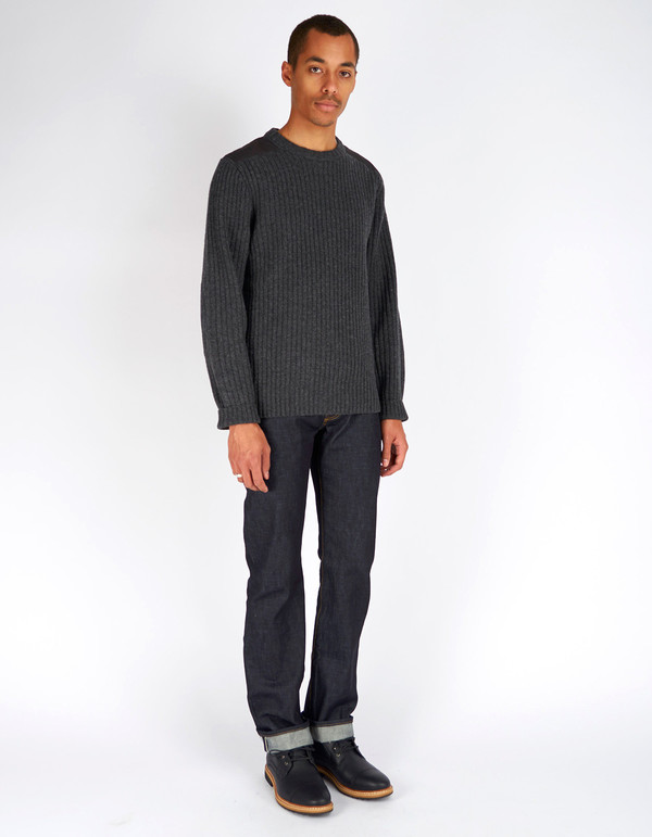 Men's Fjallraven Singi Knit Sweater Dark Grey Men's Fjallraven Singi Knit Sweater Dark Grey