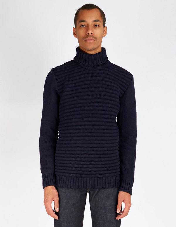 Peregrine Mariner Turtleneck Sweater Navy Peregrine Mariner Turtleneck Sweater Navy