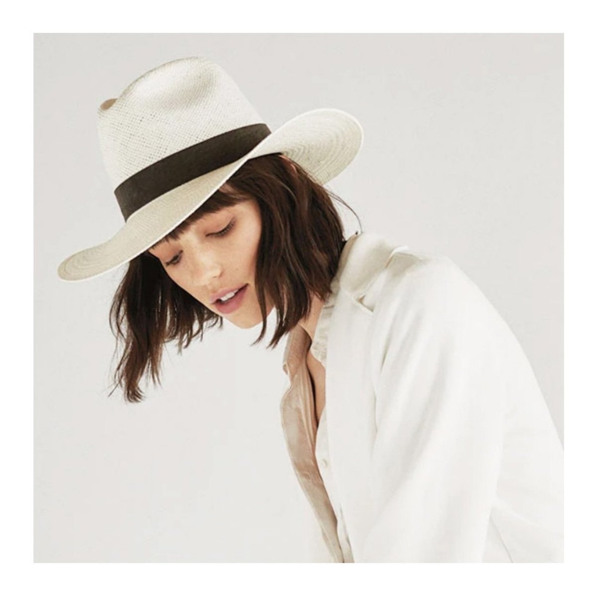 Janessa Leone Marcel Packable Straw Hat 