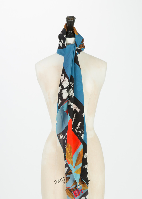 Rumisu The Menagerie Silk Scarf Rumisu The Menagerie Silk Scarf