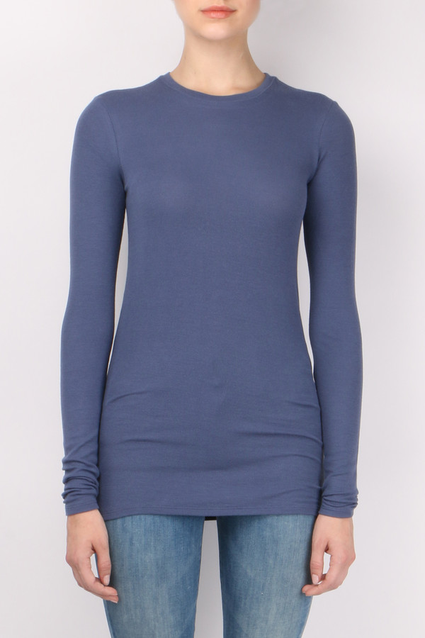 ATM L/S Rib Crew ATM L/S Rib Crew
