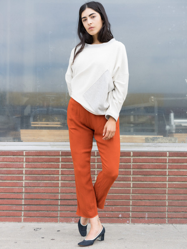 Calder Blake Estrella Pant Washed Crepe Calder Blake Estrella Pant Washed Crepe