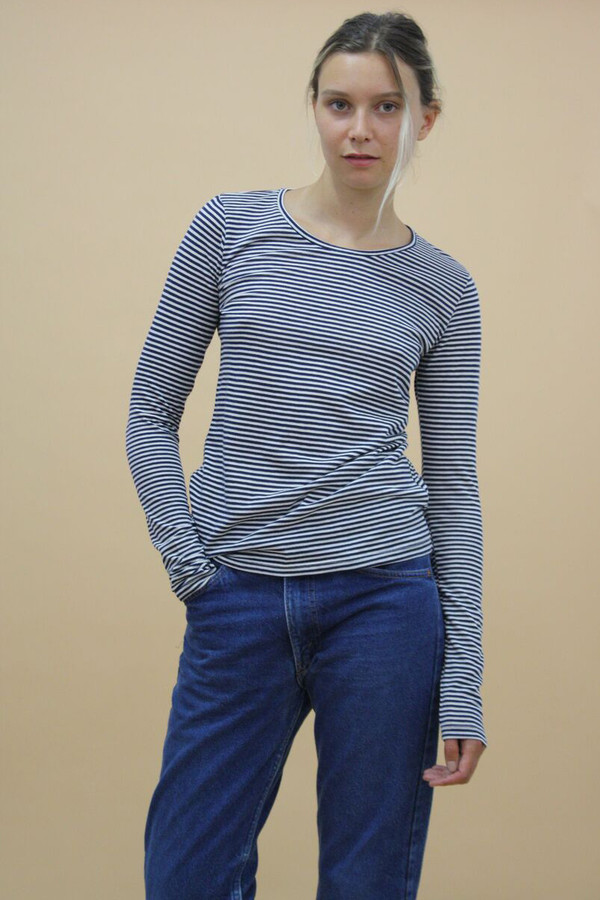 Calder Blake Miro Picasso Stripe Tee Calder Blake Miro Picasso Stripe Tee