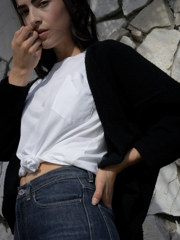 Calder Blake Twyla French Terry Cardigan Calder Blake Twyla French Terry Cardigan