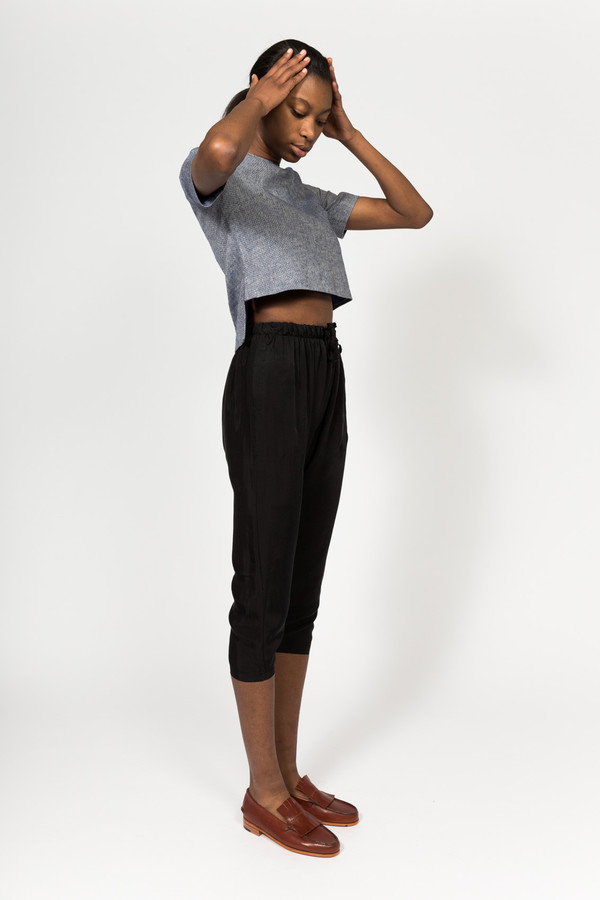 7115 by Szeki Mockneck Structured Top 7115 by Szeki Mockneck Structured Top
