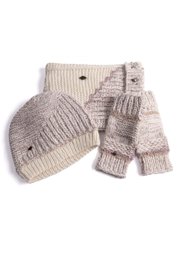 EMILIME Wall Fingerless Gloves Soft Lavender EMILIME Wall Fingerless Gloves Soft Lavender