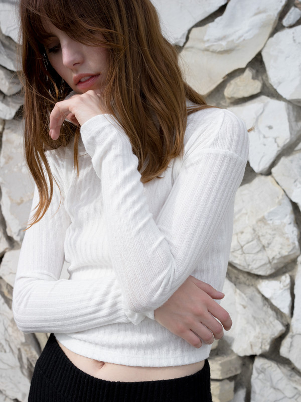 Calder Blake Claudine Brushed Variegated Turtleneck Calder Blake Claudine Brushed Variegated Turtleneck