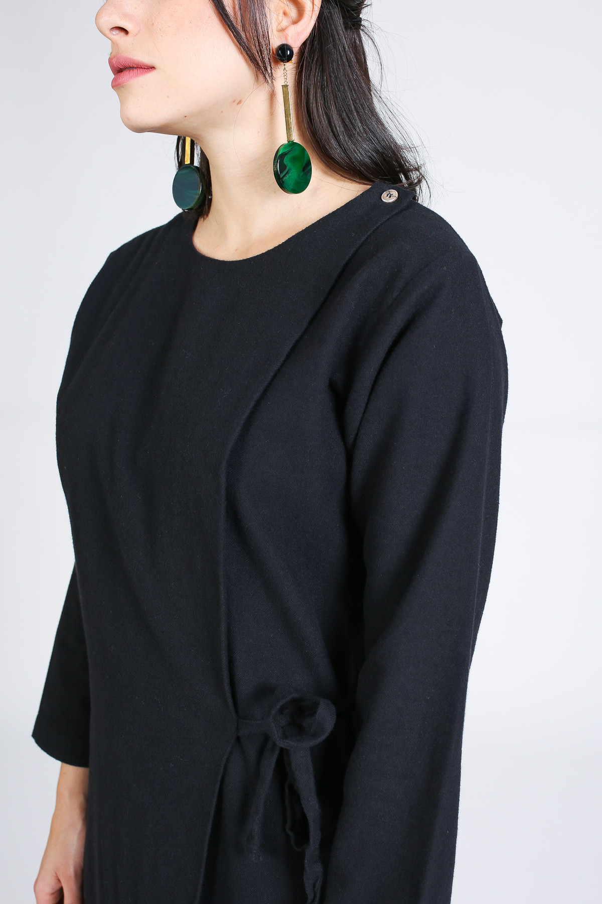 Black Crane Folding Jumper in Black Garmentory