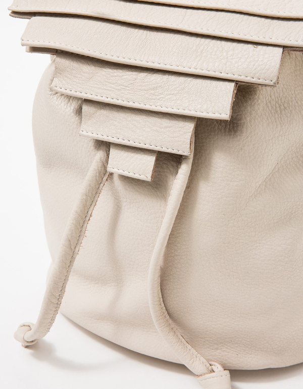 Collina Strada Novella Medium Bag - Stone Leather Collina Strada Novella Medium Bag - Stone Leather