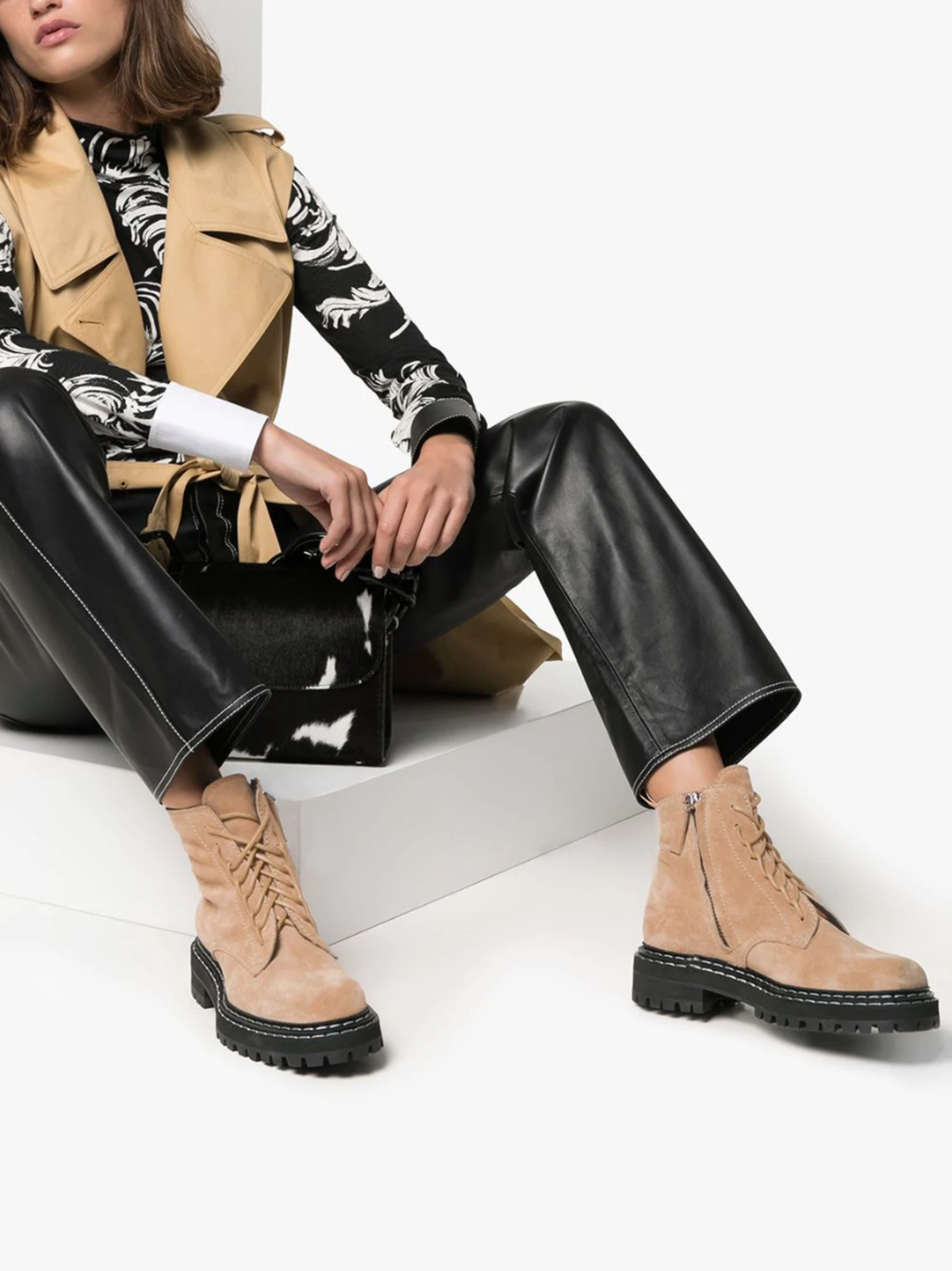 proenza schouler lace up boots