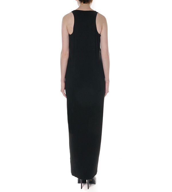 Mason By Michelle Mason Leather Front Jersey Dress Mason By Michelle Mason Leather Front Jersey Dress