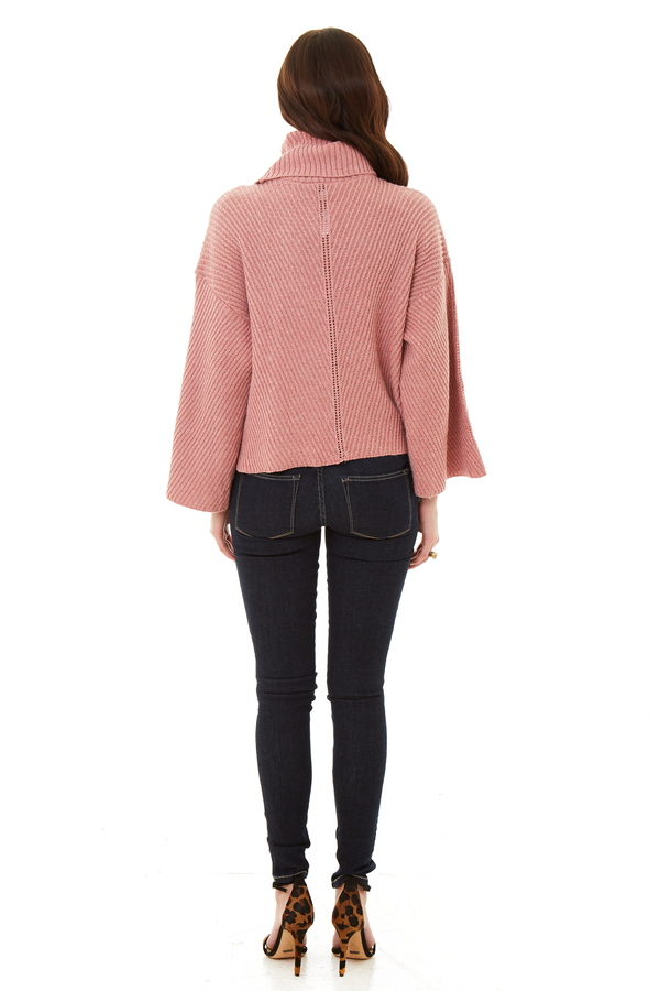 Cupcakes and Cashmere Dusty Rose Phil Sweater Cupcakes and Cashmere Dusty Rose Phil Sweater