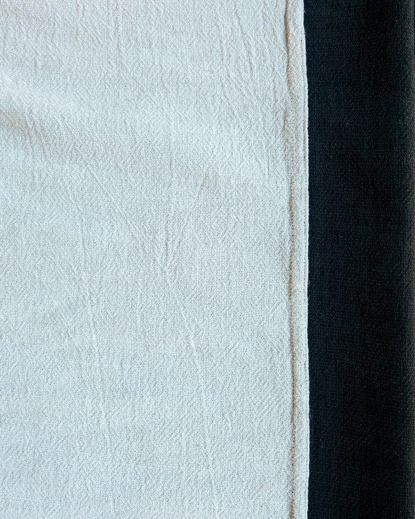 esby COLORBLOCK LARGE SCARF - IVORY/BLACK esby COLORBLOCK LARGE SCARF - IVORY/BLACK