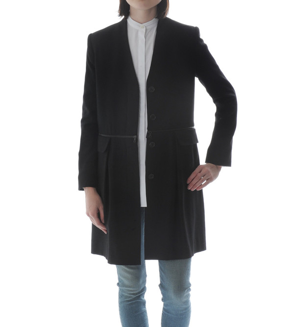 Public School Long Jacket with Waist Zipper Public School Long Jacket with Waist Zipper