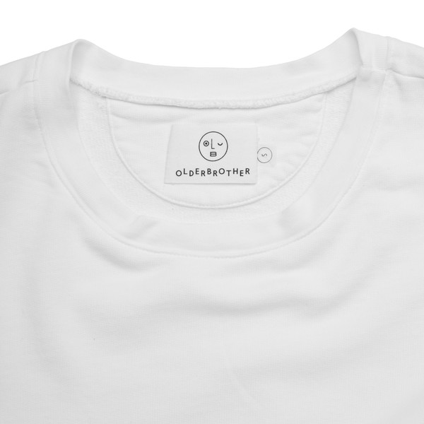 Drop Shoulder Crew - White Drop Shoulder Crew - White