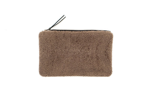 Primecut HAZEL SHEEPSKIN CLUTCH Primecut HAZEL SHEEPSKIN CLUTCH