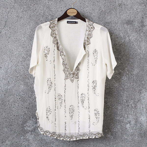 Antik Batik Beaded Top Antik Batik Beaded Top