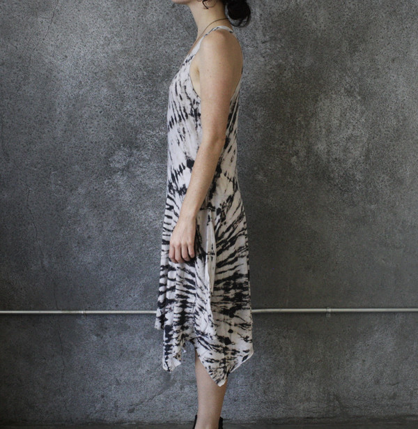 Raquel Allegra Tie Dye Handkerchief Dress Raquel Allegra Tie Dye Handkerchief Dress
