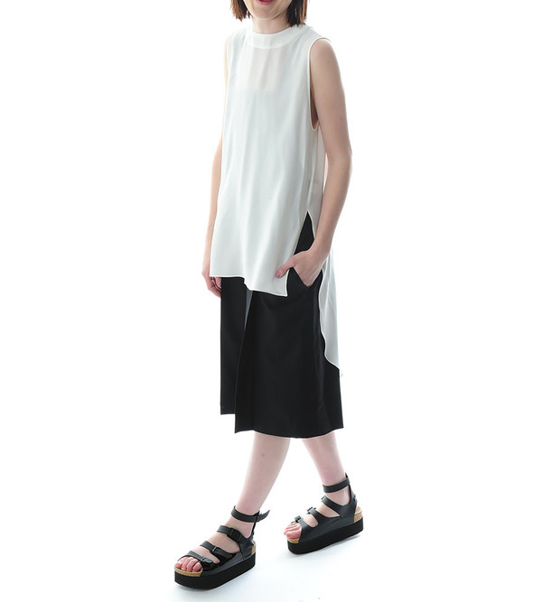 Public School Off-White Sleeveless Tunic Public School Off-White Sleeveless Tunic