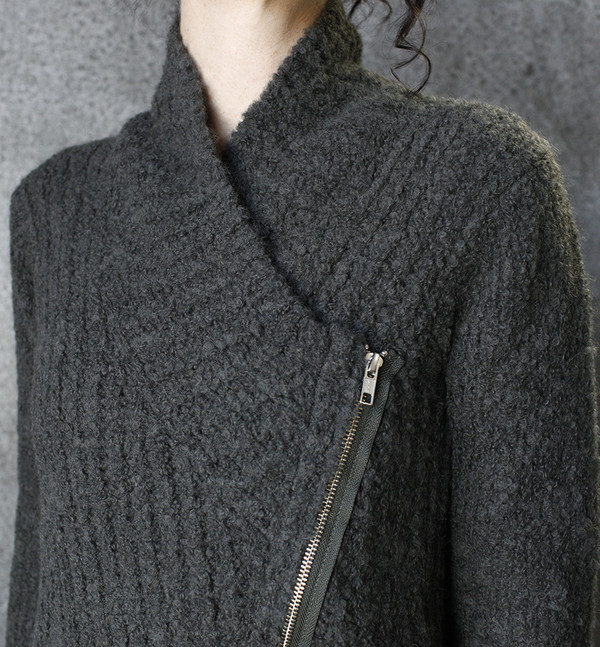 Skin Moto Sweater in Olive Skin Moto Sweater in Olive