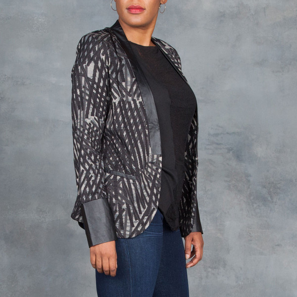 Tart Parker Jacquard Blazer in Black Tart Parker Jacquard Blazer in Black