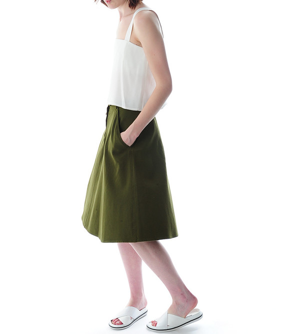 3.1 Phillip Lim Overlay Tank in Antique White 3.1 Phillip Lim Overlay Tank in Antique White