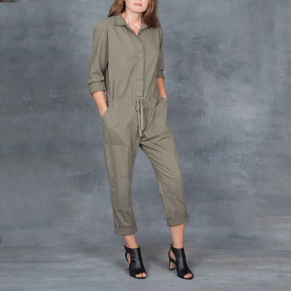 Xirena Twill Falyn Flightsuit in Army Xirena Twill Falyn Flightsuit in Army