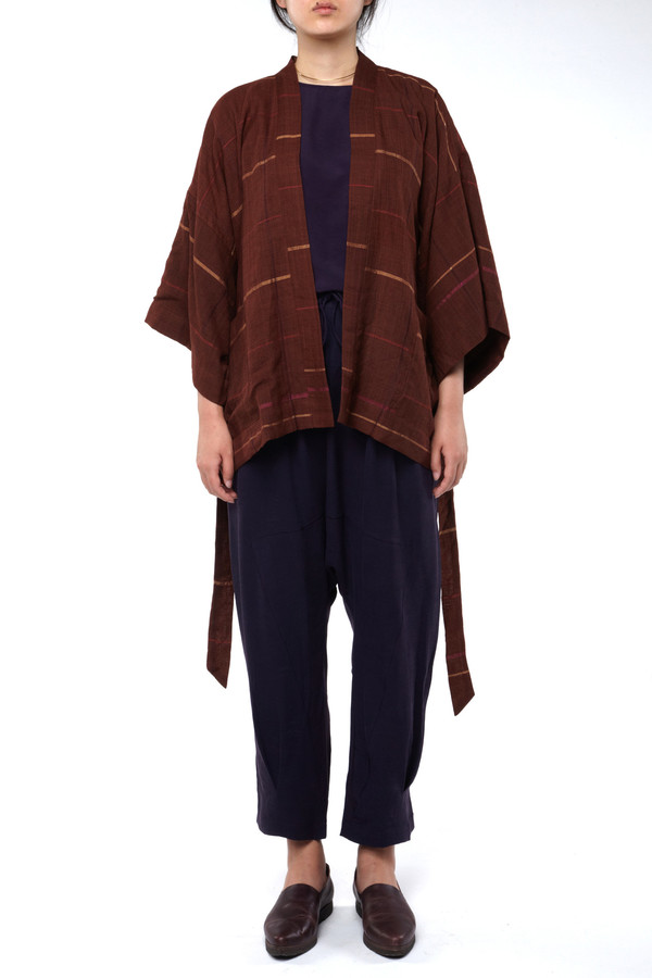 Seek Collective Sandy Kimono Jacket Malbec Weave Seek Collective Sandy Kimono Jacket Malbec Weave