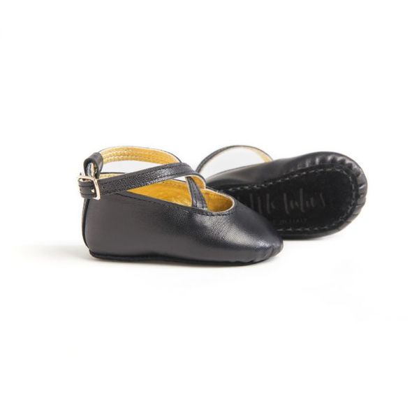 Little Lulu's Black Sia Ballet Pumps Little Lulu's Black Sia Ballet Pumps