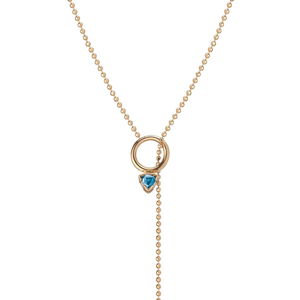 Shahla Karimi 14K Gold Birthstone Lariat Shahla Karimi 14K Gold Birthstone Lariat