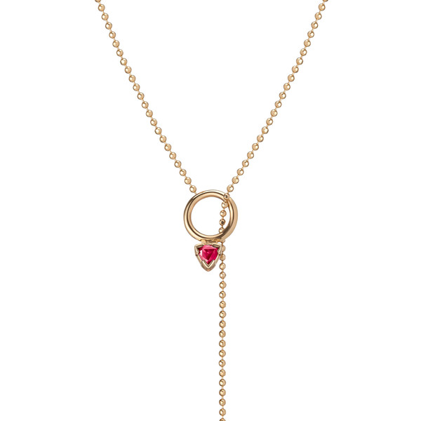 Shahla Karimi 14K Gold Birthstone Lariat Shahla Karimi 14K Gold Birthstone Lariat