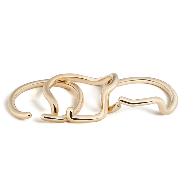 Shahla Karimi 14K Gold Subway Ring - Inwood to World Trade Center Shahla Karimi 14K Gold Subway Ring - Inwood to World Trade Center