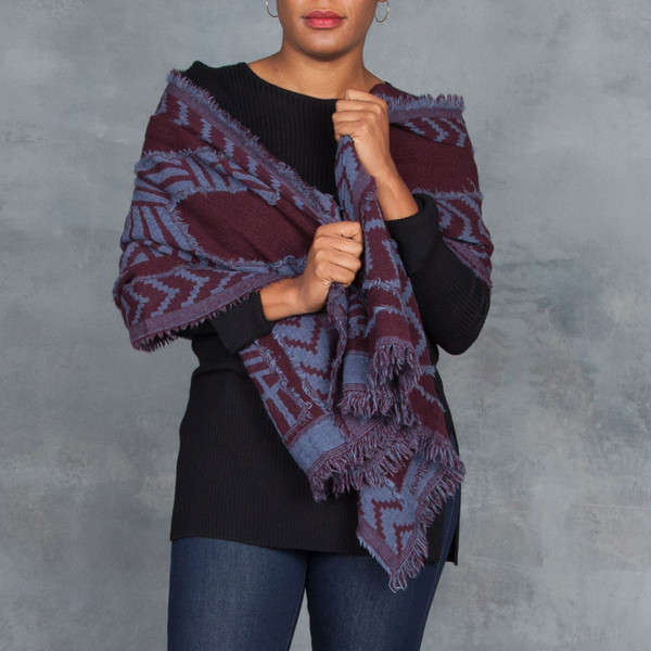 InouiToosh Birkin Burgundy Scarf InouiToosh Birkin Burgundy Scarf