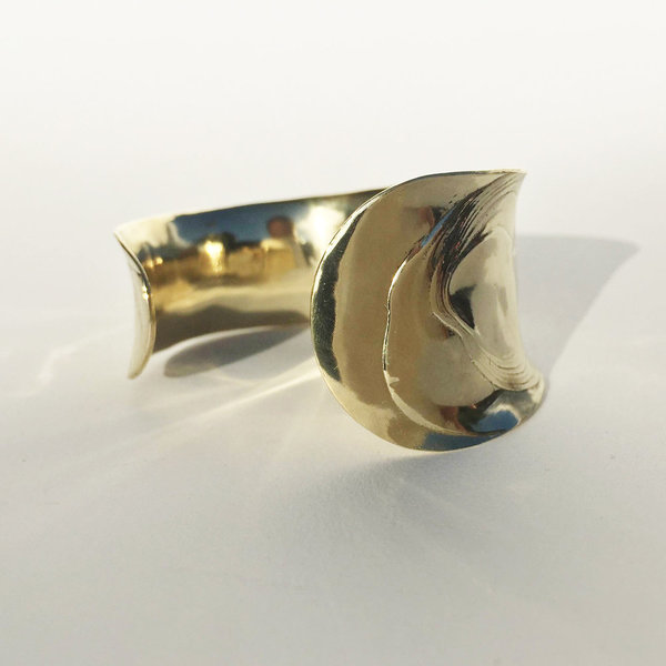 Leigh Miller Brass Anticlast Cuff Leigh Miller Brass Anticlast Cuff